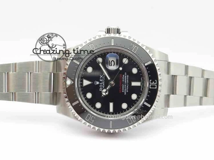 0207 Soft Sea Dweller 126600 43mm SS BP Maker Black Dial On SS Bracelet A 3656